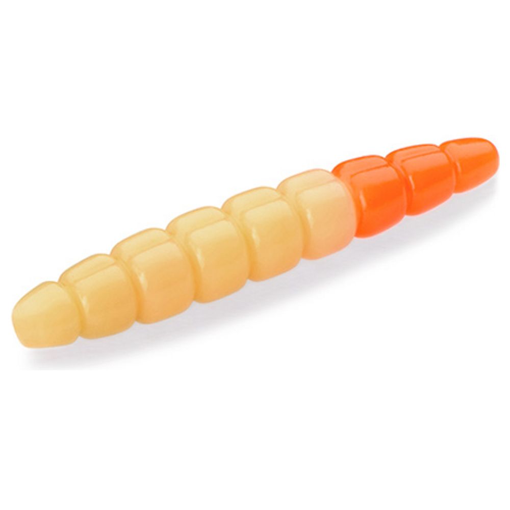 

Силиконовая приманка FishUp Morio 1.2" (12шт в уп.) #135 - Cheese/Hot Orange, Morio