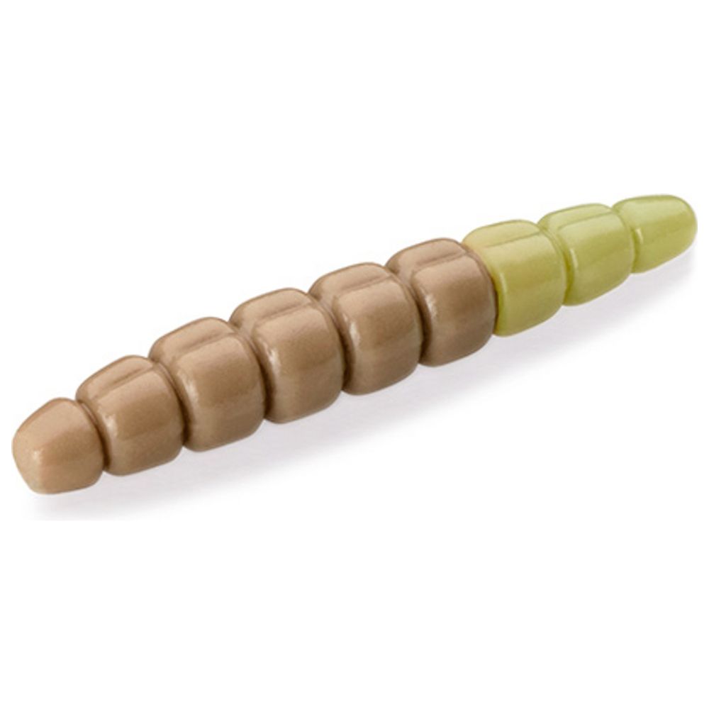 

Силиконовая приманка FishUp Morio 1.2" (12шт в уп.) #137 - Coffee Milk/Light Olive, Morio