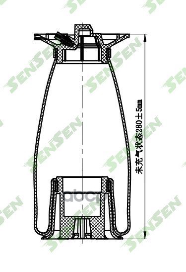 

SENSEN SAR016 Пневмобаллонподвески BMW/MINI/RR E61 2004-2010 Rear