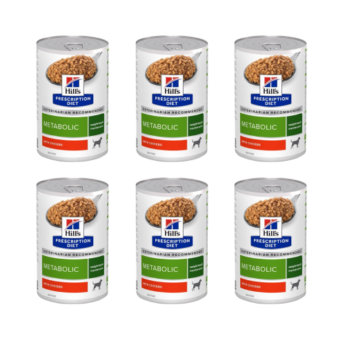 

Консервы для собак Hill's, диетический, для коррекции веса, с курицей, 6 шт по 370 г