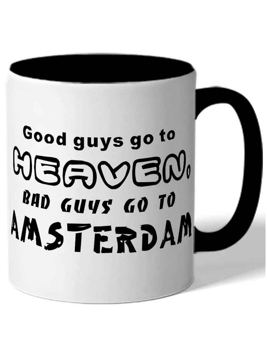 фото Кружка drabs good guys go to heaven, bad guys go to amsterdam