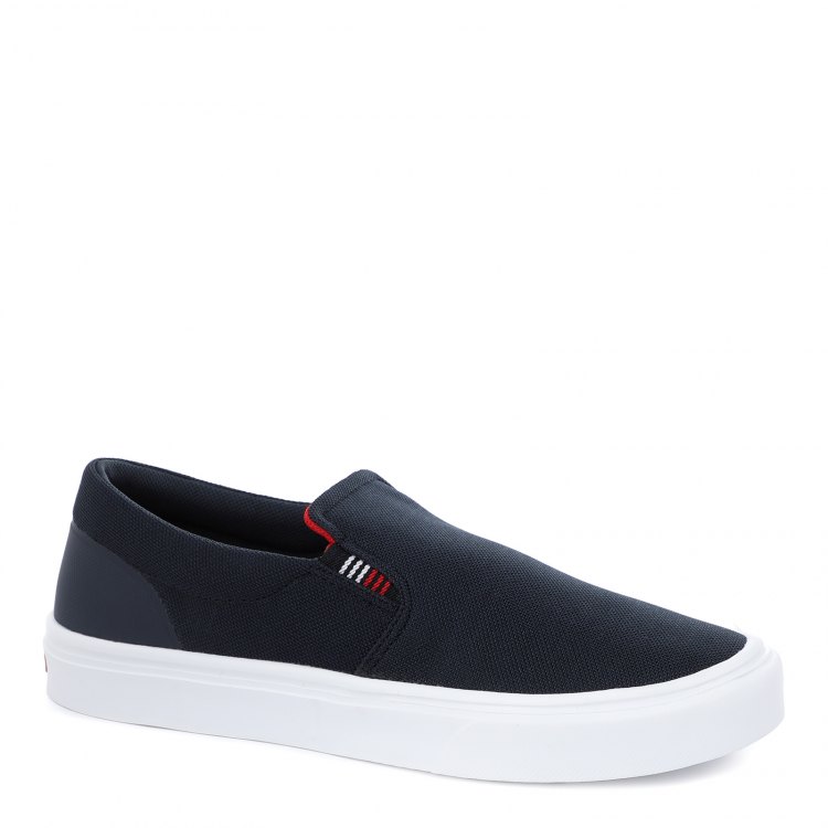 фото Слипоны мужские tommy hilfiger fm0fm03401 синие 44 eu