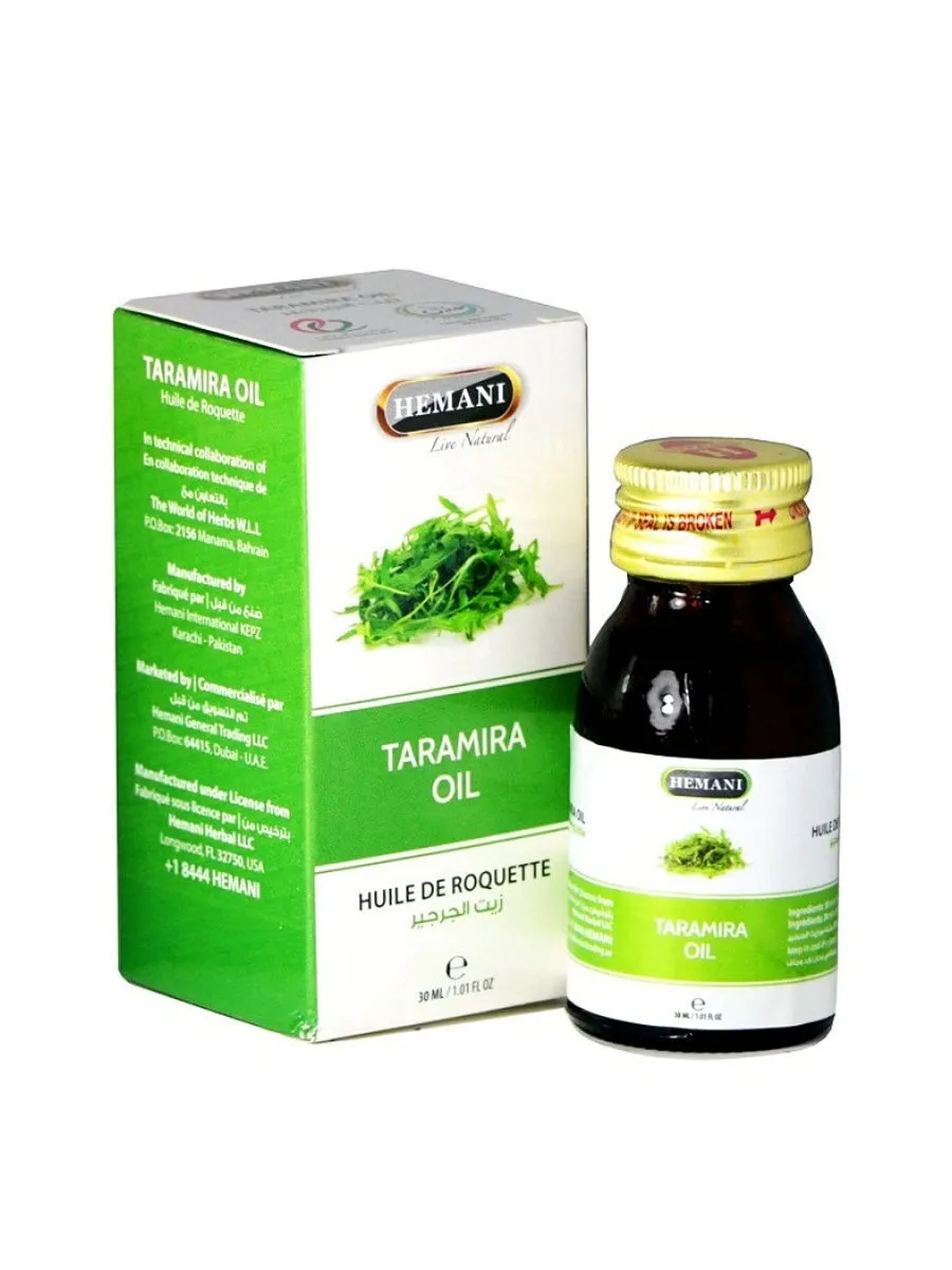 Натуральное масло тарамира Hemani, 30 мл. 1win масло черного тмина с q10 и каротиноидами
