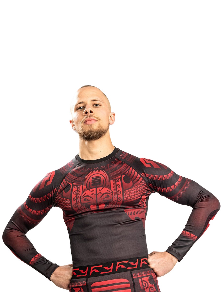 

Рашгард Venum Nakahi Black/Red L/S (XXL), Nakahi Black/Red L/S