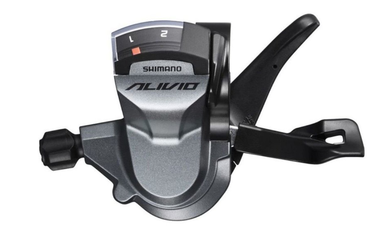 

Шифтер левый SHIMANO Alivio M4010 2 ск. 1800мм, Черный, Alivio