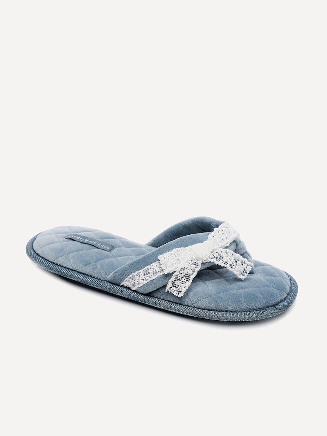 фото Тапочки женские mingul & meiyeon m-907t синие 38.5 ru