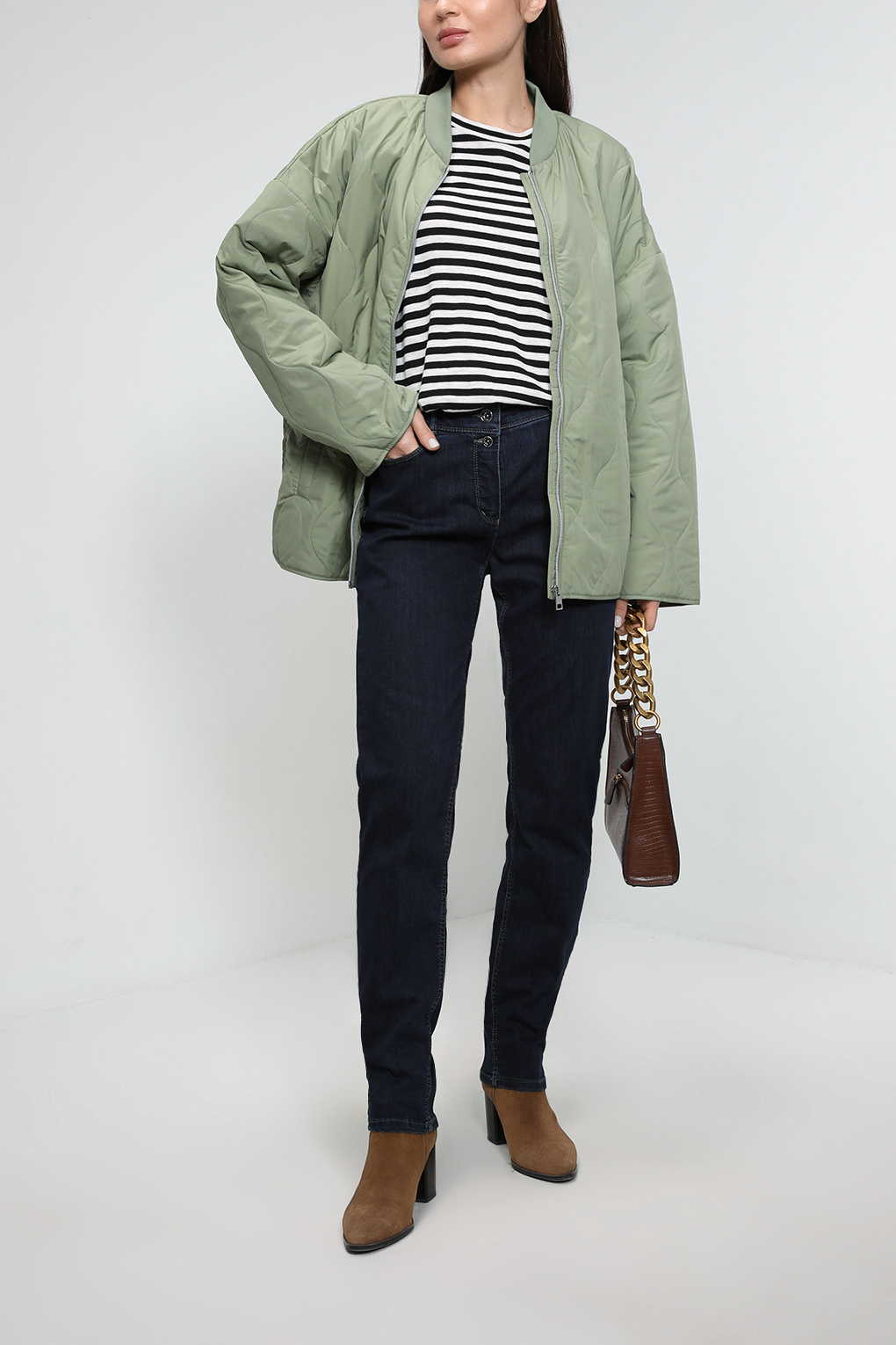 Джинсы женские Bianca 10801 синие 40