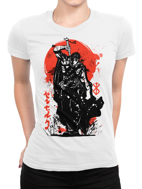 

Футболка женская Dream Shirts Берсерк - Гатс белая M, Берсерк - Гатс