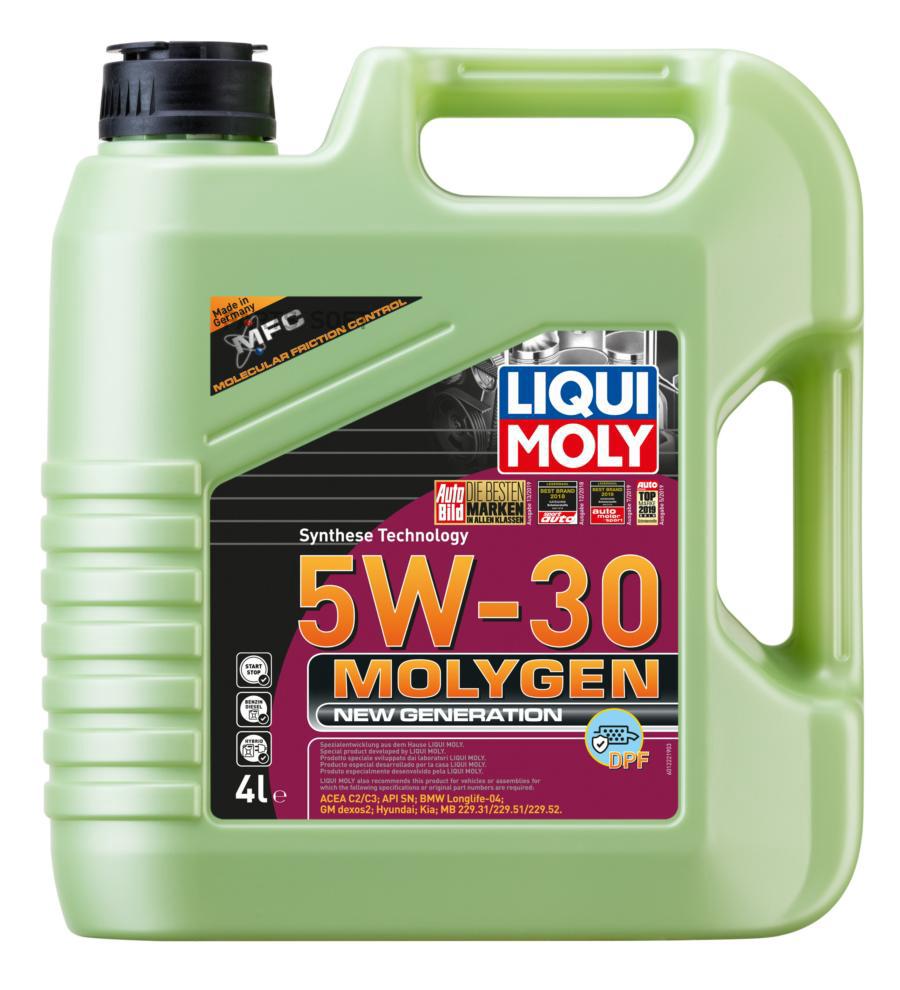 

Моторное масло LIQUI MOLY Molygen New Generation DPF 5W30 4л