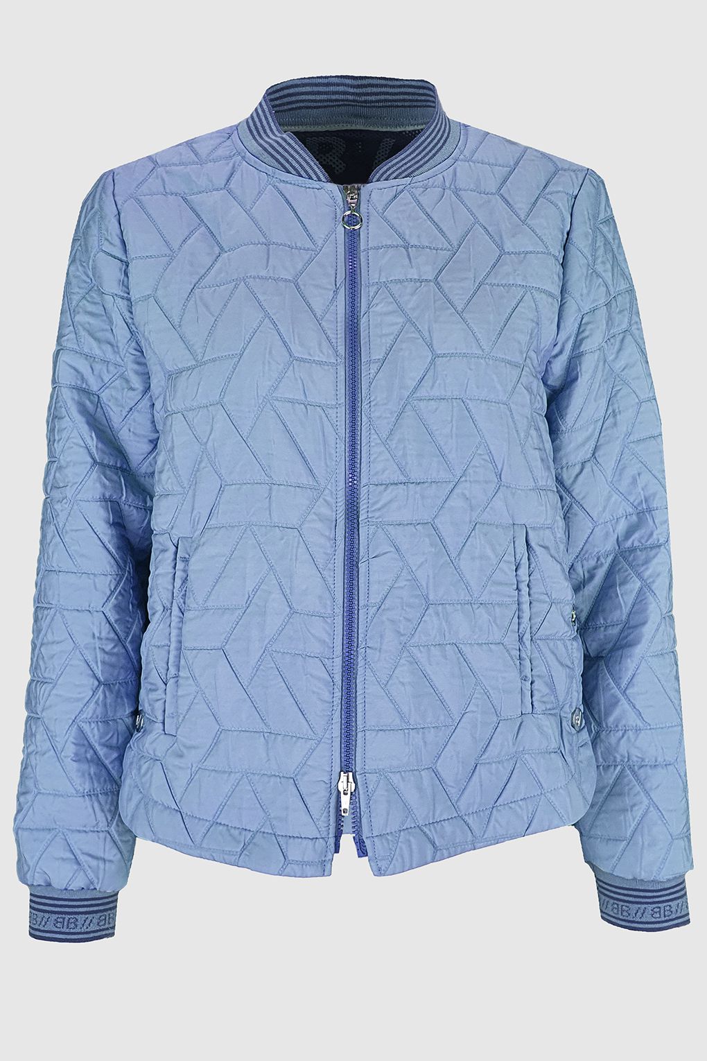 Бомбер женский Bianca 14004 синий 46 EU