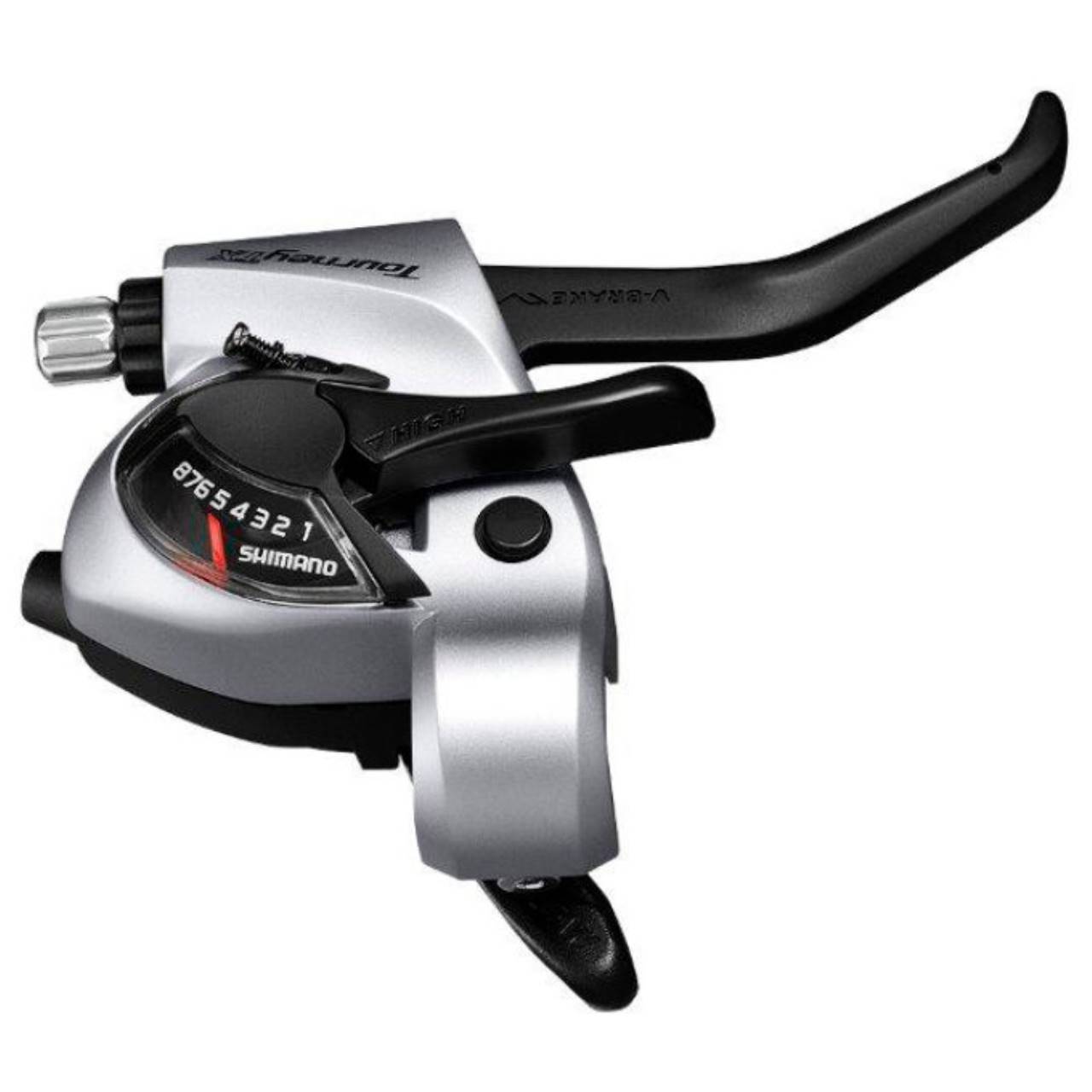 

Шифтер+ручка правый SHIMANO Tourney TX800 8 ск 2050 мм(серебристый), Tourney