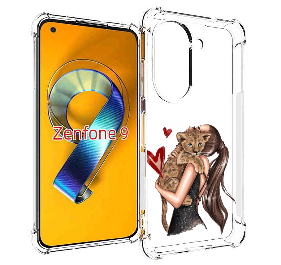 Чехол MyPads Кошачья-любовь для Asus Zenfone 9 (AI2202)
