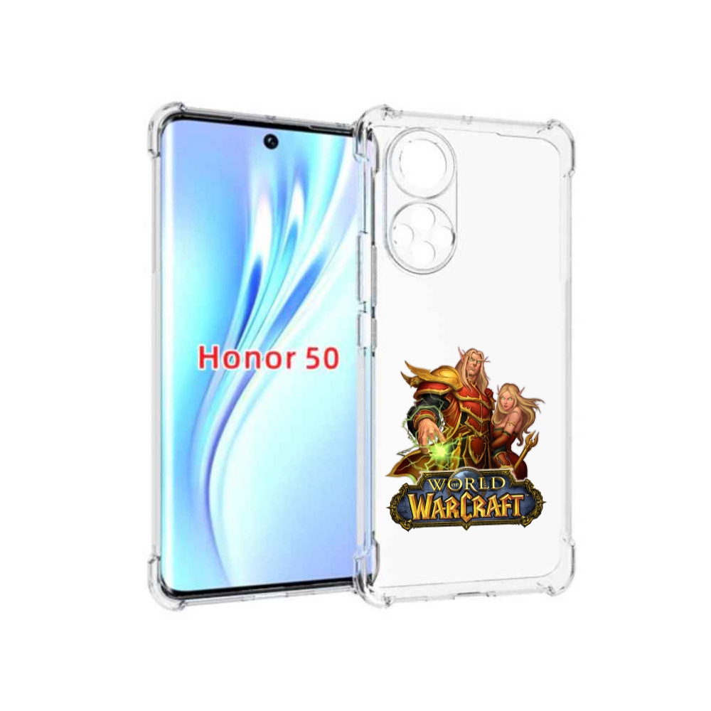

Чехол бампер MyPads варкрафт2 для Honor 50., Прозрачный, Tocco