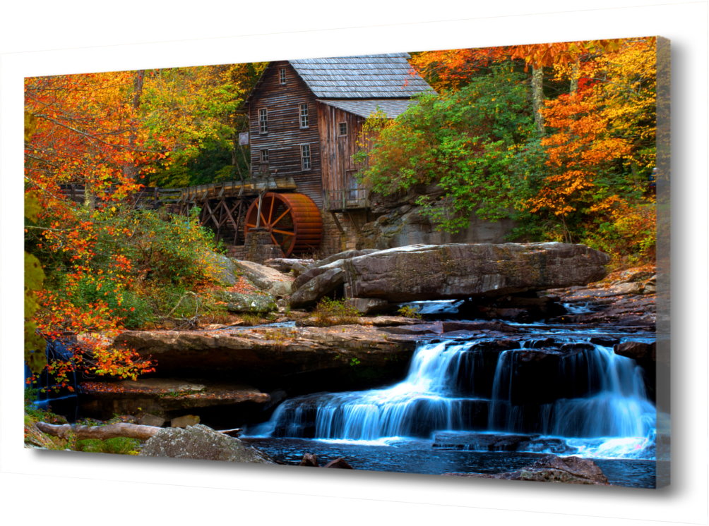 

Картина на холсте Водяная мельница. Природа PRC-45 (45x30см). Натуральный холст