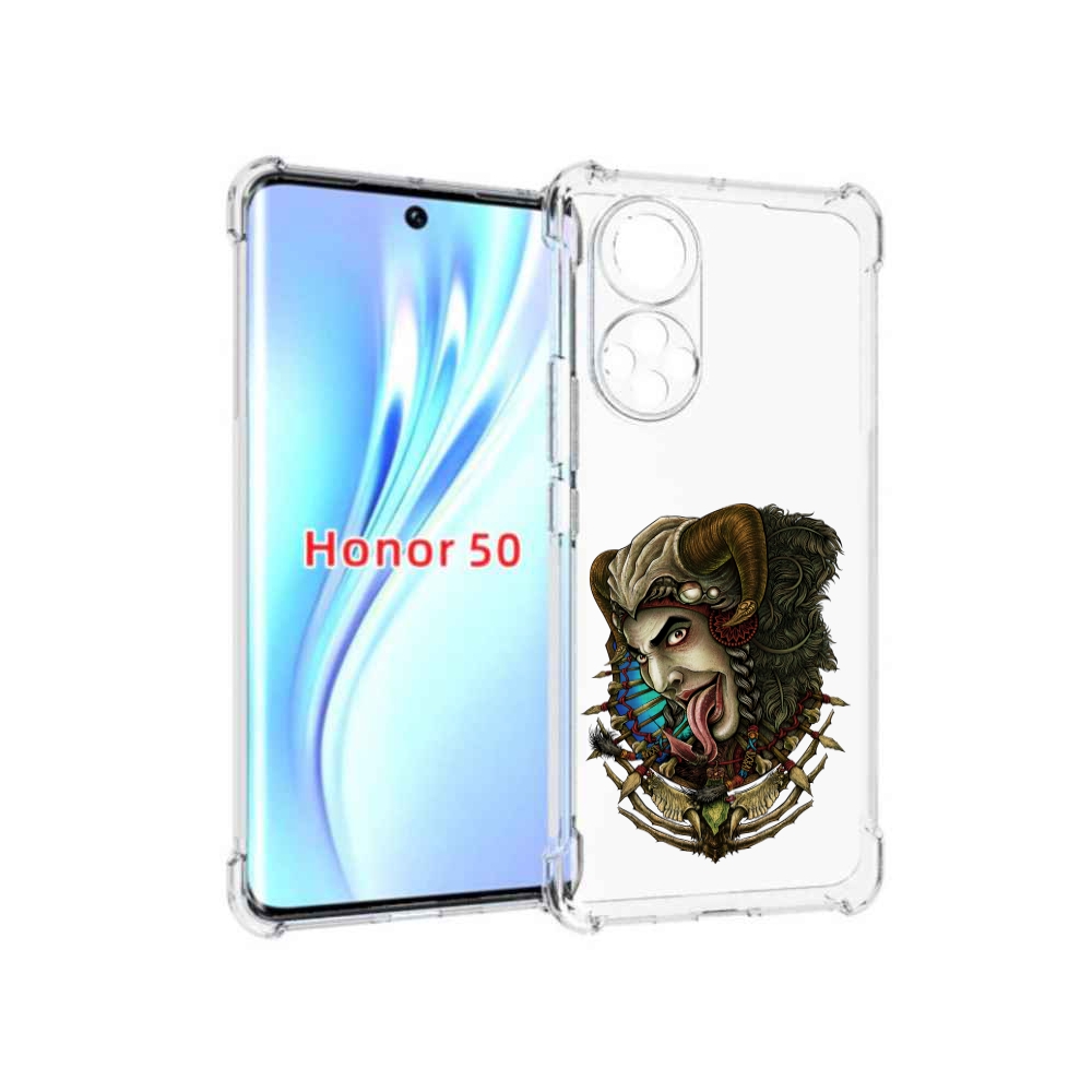 

Чехол бампер MyPads длинный язык для Honor 50., Прозрачный, Tocco