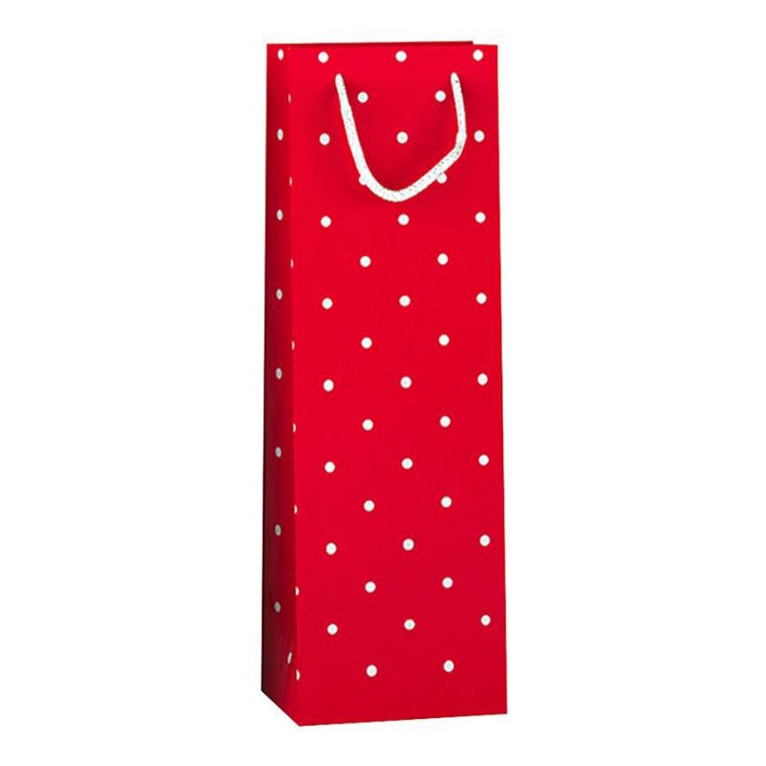 

Пакет подарочный АШАН Красная птица для бутылки 10 х 32 см разноцветный в ассортименте