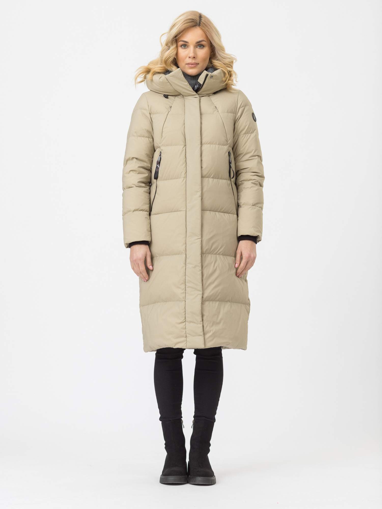 

Пуховик женский Avi A-17029-166 бежевый 52 EU, A-17029-166