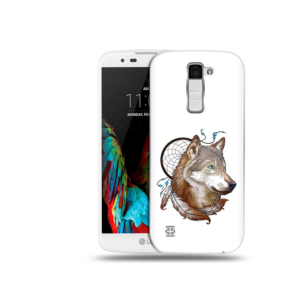 

Чехол MyPads Tocco для LG K10 волк и ловец снов (PT30014.80.269), Прозрачный, Tocco