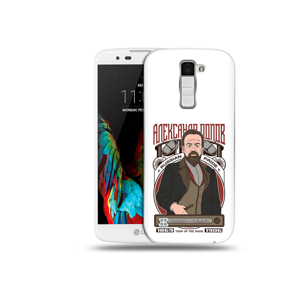 

Чехол MyPads Tocco для LG K10 Александр Попов (PT30014.80.27), Прозрачный, Tocco