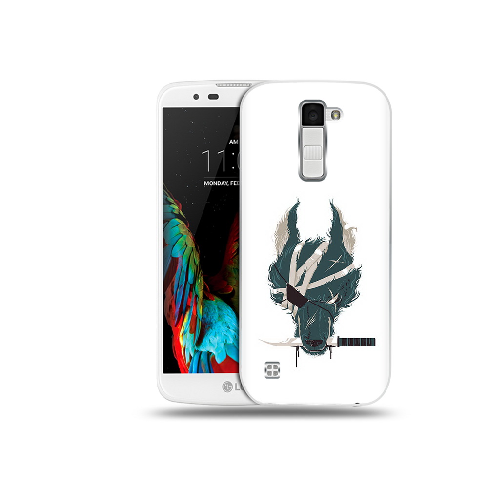 

Чехол MyPads Tocco для LG K10 волк-разбойник (PT30014.80.271), Прозрачный, Tocco