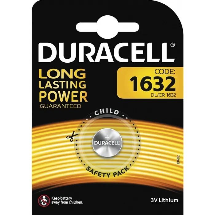 

Батарейка Duracell CR1632-1BL 1 шт., CR1632-1BL 1 шт.