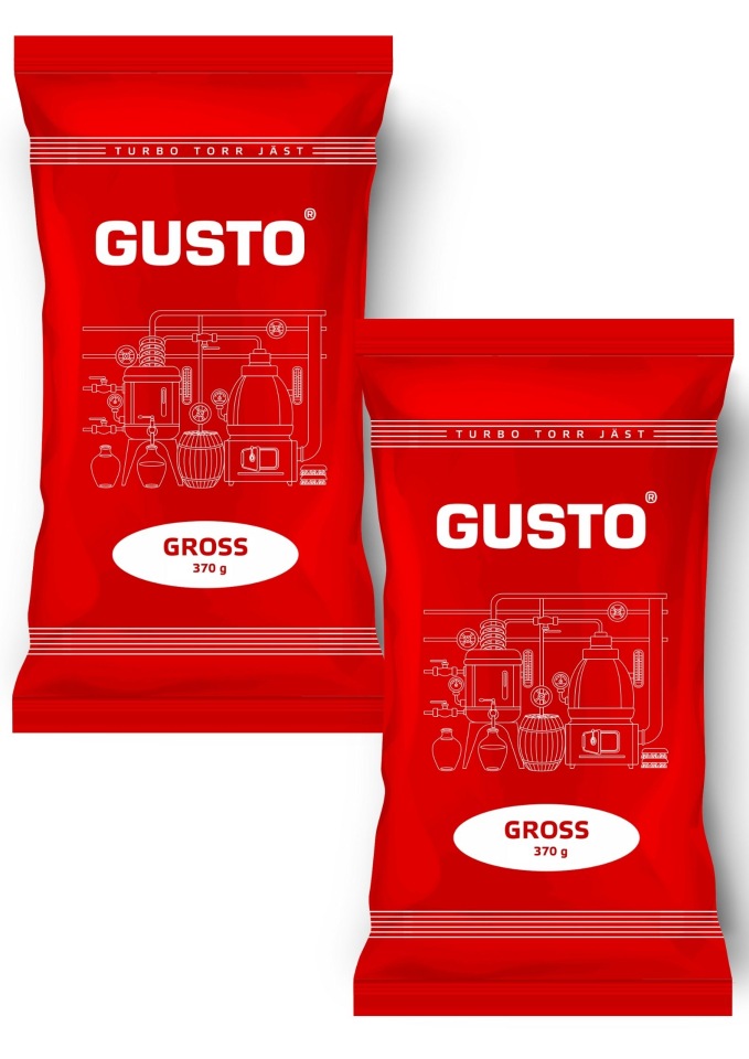 

Спиртовые турбо дрожжи GUSTO GROSS, 370гр (в комплекте 2 шт)