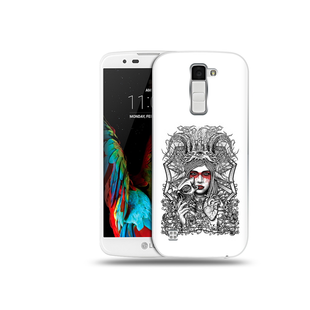 

Чехол MyPads Tocco для LG K10 грусная девушка (PT30014.80.302), Прозрачный, Tocco