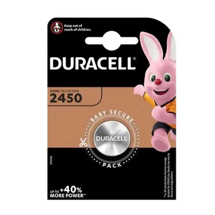 

Батарейка Duracell CR2450-1BL 1 шт., Duracell-3