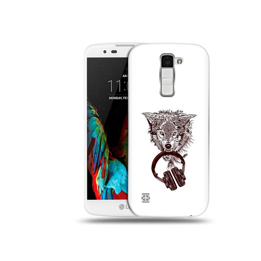 

Чехол MyPads Tocco для LG K10 дикий волк (PT30014.80.325), Прозрачный, Tocco