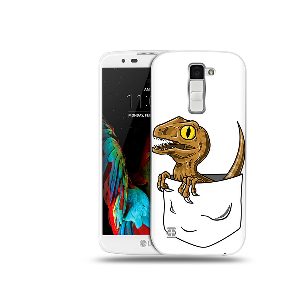 

Чехол MyPads Tocco для LG K10 динозавр в кармане (PT30014.80.327), Прозрачный, Tocco