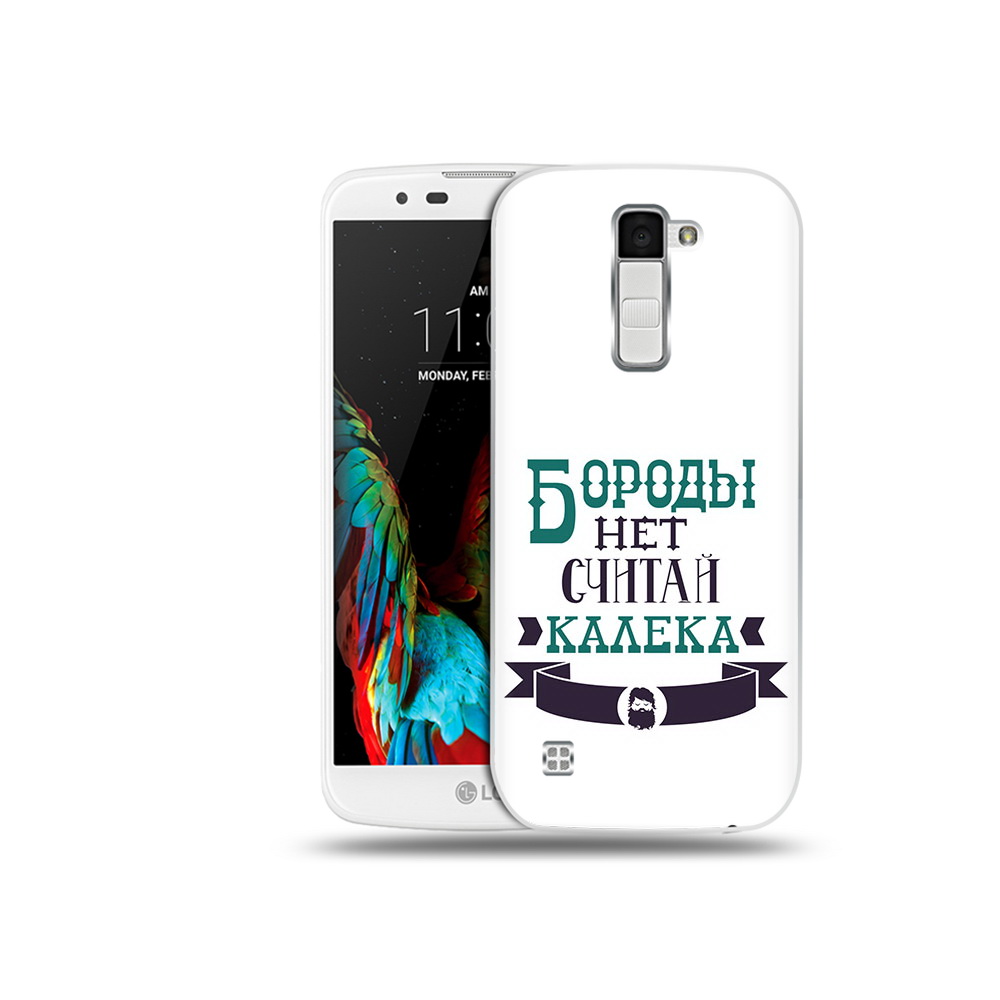 

Чехол MyPads Tocco для LG K10 Бороды нет считай калека (PT30014.80.33), Прозрачный, Tocco
