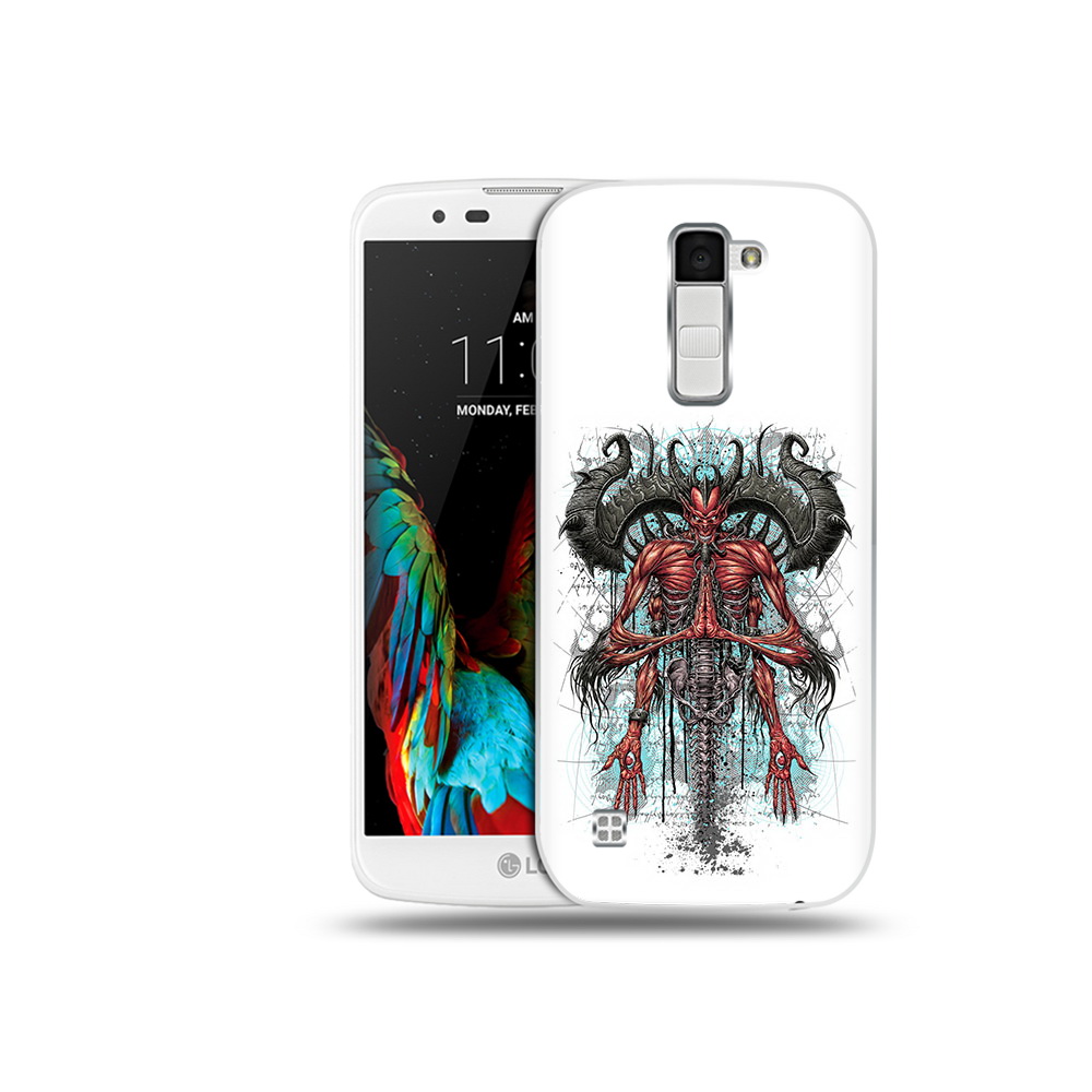 

Чехол MyPads Tocco для LG K10 дьявол (PT30014.80.340), Прозрачный, Tocco