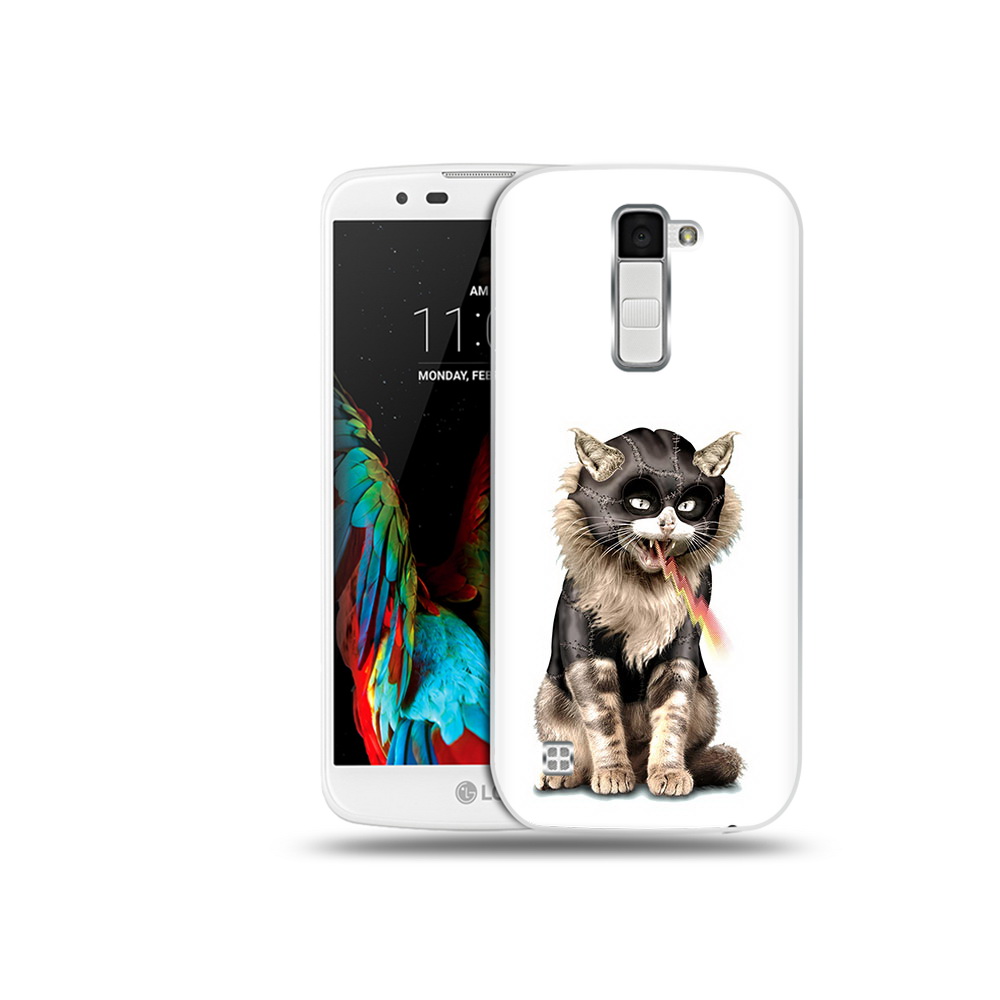 

Чехол MyPads Tocco для LG K10 дьяволский кот (PT30014.80.341), Прозрачный, Tocco