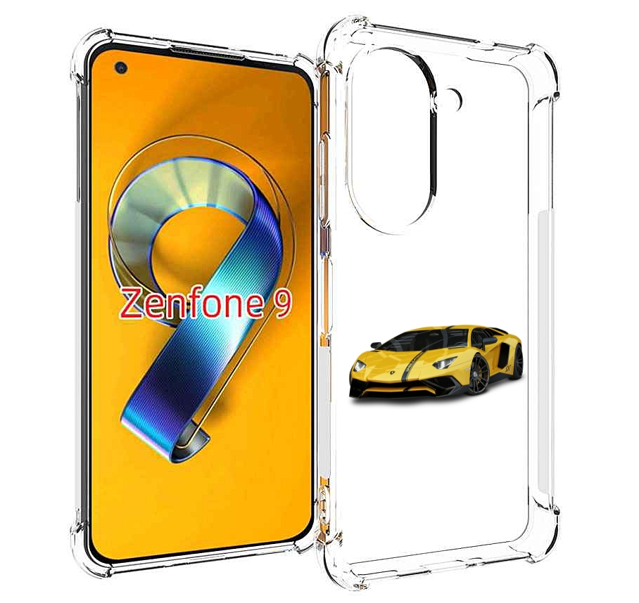 Чехол MyPads Ламбо мужской для Asus Zenfone 9 (AI2202)