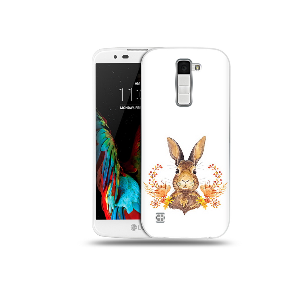 

Чехол MyPads Tocco для LG K10 зайка в цветах (PT30014.80.349), Прозрачный, Tocco