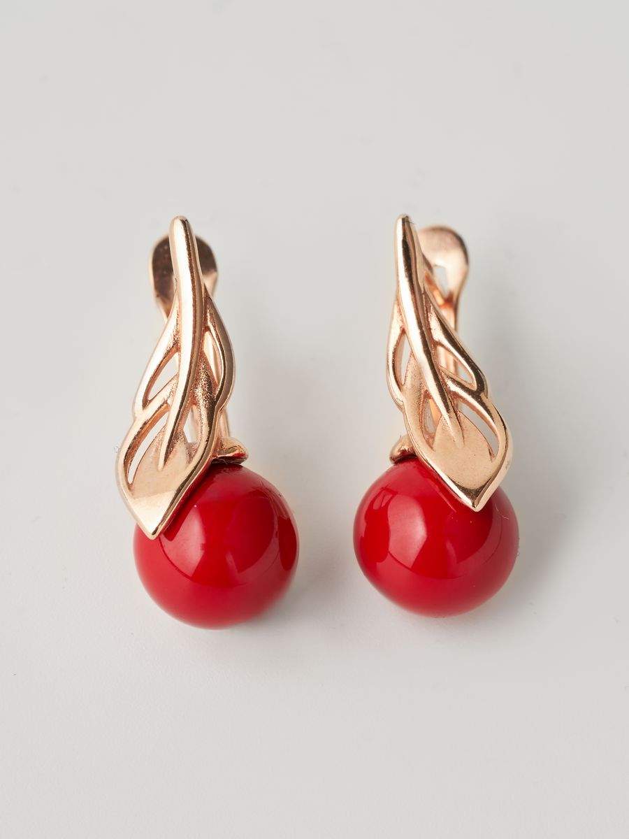

Серьги из латуни SHINE & BEAUTY 34614791Р, жемчуг искусственный, 34614791Р