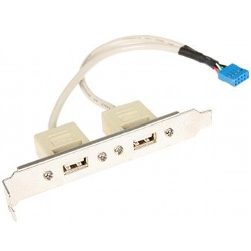 

Переходник Atcom 2xUSB A-USB A (AT5257), Белый