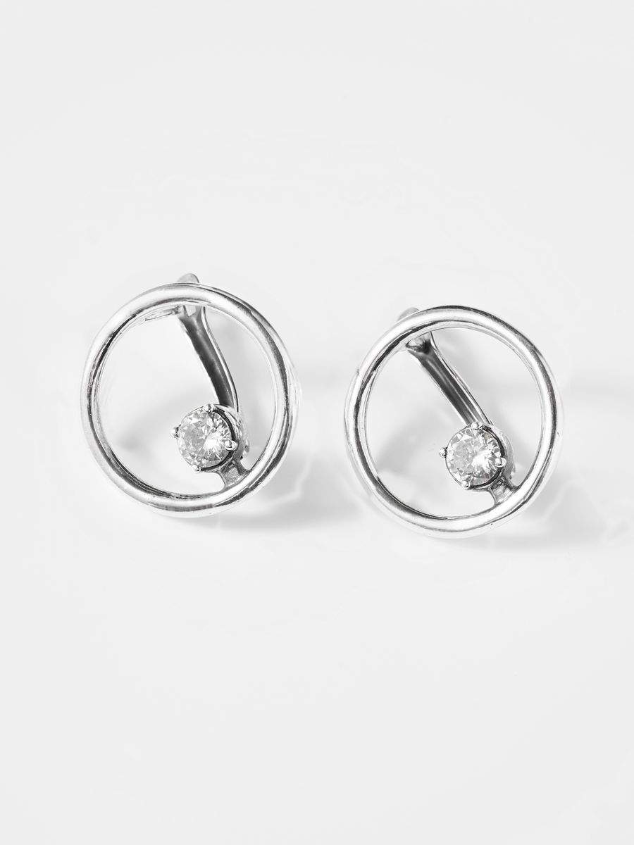 

Серьги из латуни SHINE & BEAUTY 34812894ф, фианит, 34812894ф