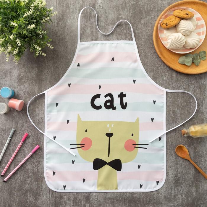 

Фартук детский Этель "Cat", 40х50 см, 100% полиэстер