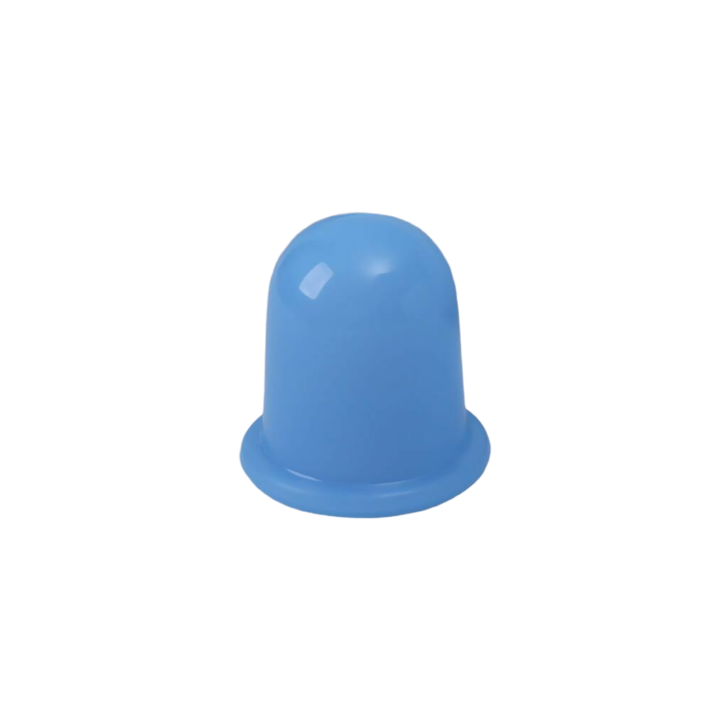 Купить Банка вакуумная для массажа Onlitop силиконовая голубая 5, 5x6 см
