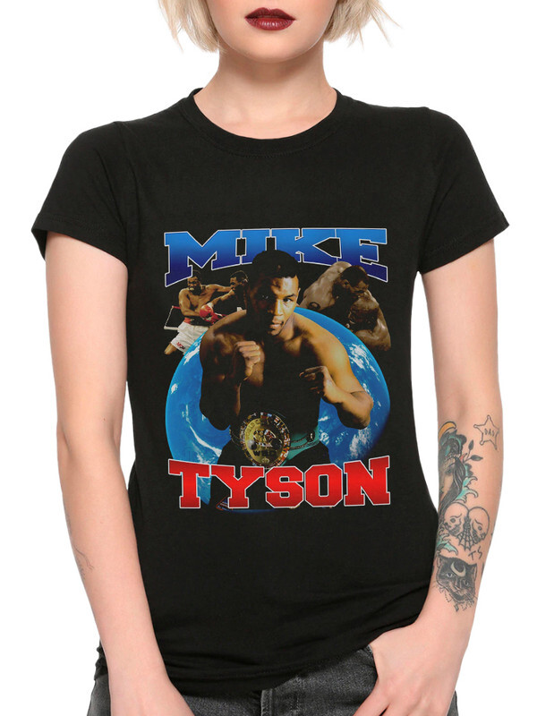 

Футболка женская Dream Shirts Майк Тайсон - Mike Tyson черная XS, Майк Тайсон - Mike Tyson