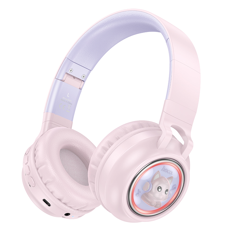 

Беcпроводные наушники Hoco W50 Pink, W50