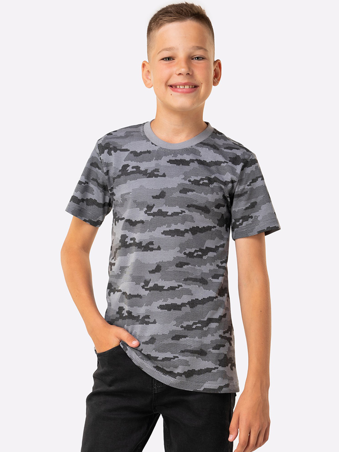 

Футболка для мальчиков HappyFox 9114 цв. серый р. 134, 9114