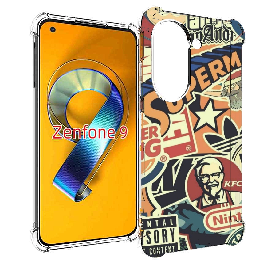 

Чехол MyPads Лейблы-на-постере для Asus Zenfone 9 (AI2202), Прозрачный, Tocco