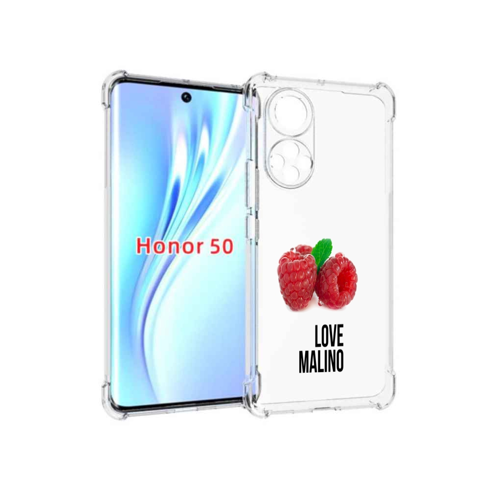 

Чехол бампер MyPads Бренд лове малино для Honor 50., Прозрачный, Tocco