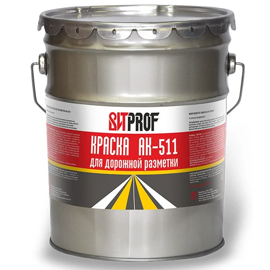 

Краска ВИТ PROF для разметки дорог АК-511 белая 20 кг