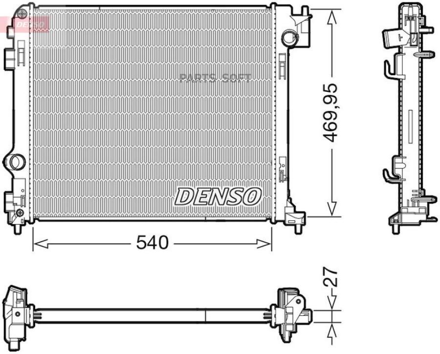 

DENSO DRM46065 Радиатор () 1шт
