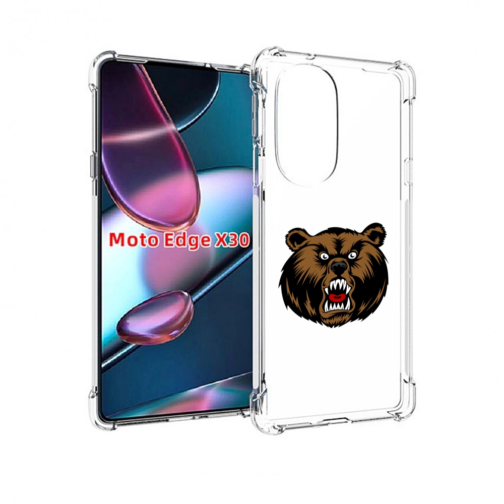 

Чехол MyPads бурый для Motorola Moto Edge X30, Прозрачный, Tocco