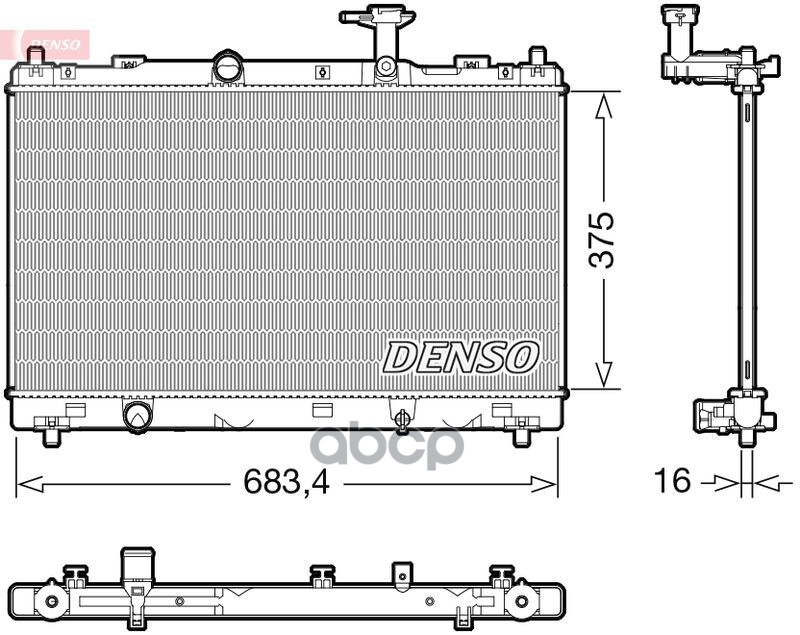 

DENSO DRM47038 Радиатор () 1шт