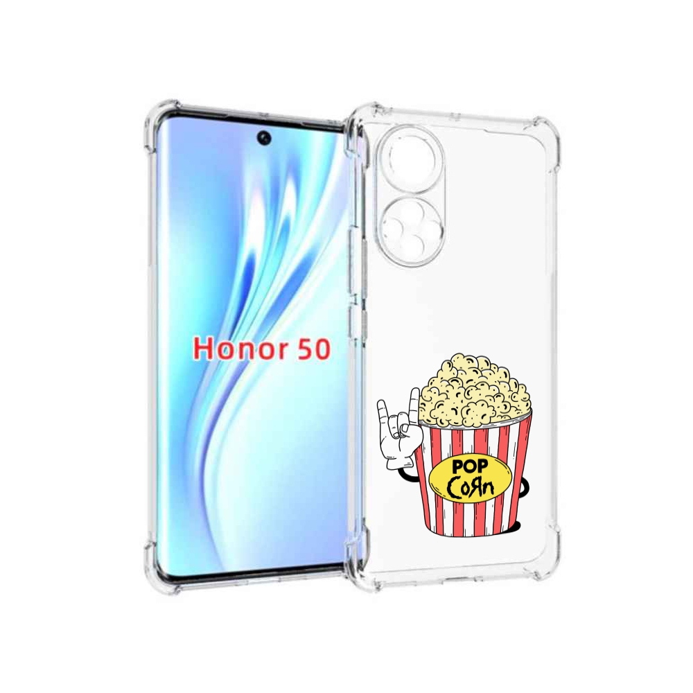 

Чехол бампер MyPads крутой попкорн для Honor 50., Прозрачный, Tocco